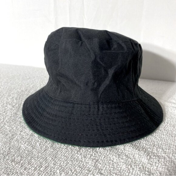 Reversible Green Black Bucket Hat - Picture 8 of 12